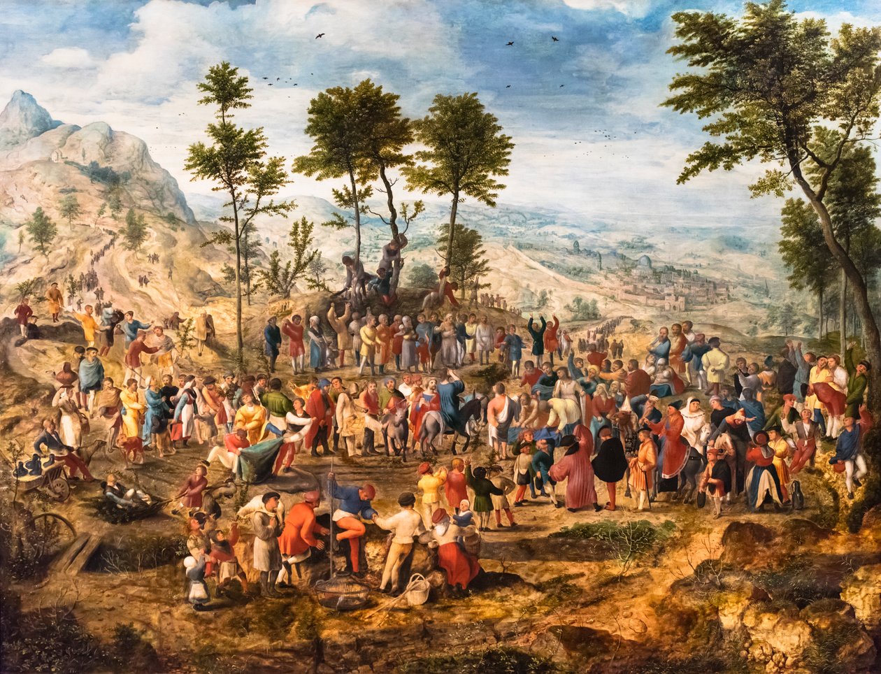 The Entry of Christ into Jerusalem, ca. 1540 by Jan van Amstel