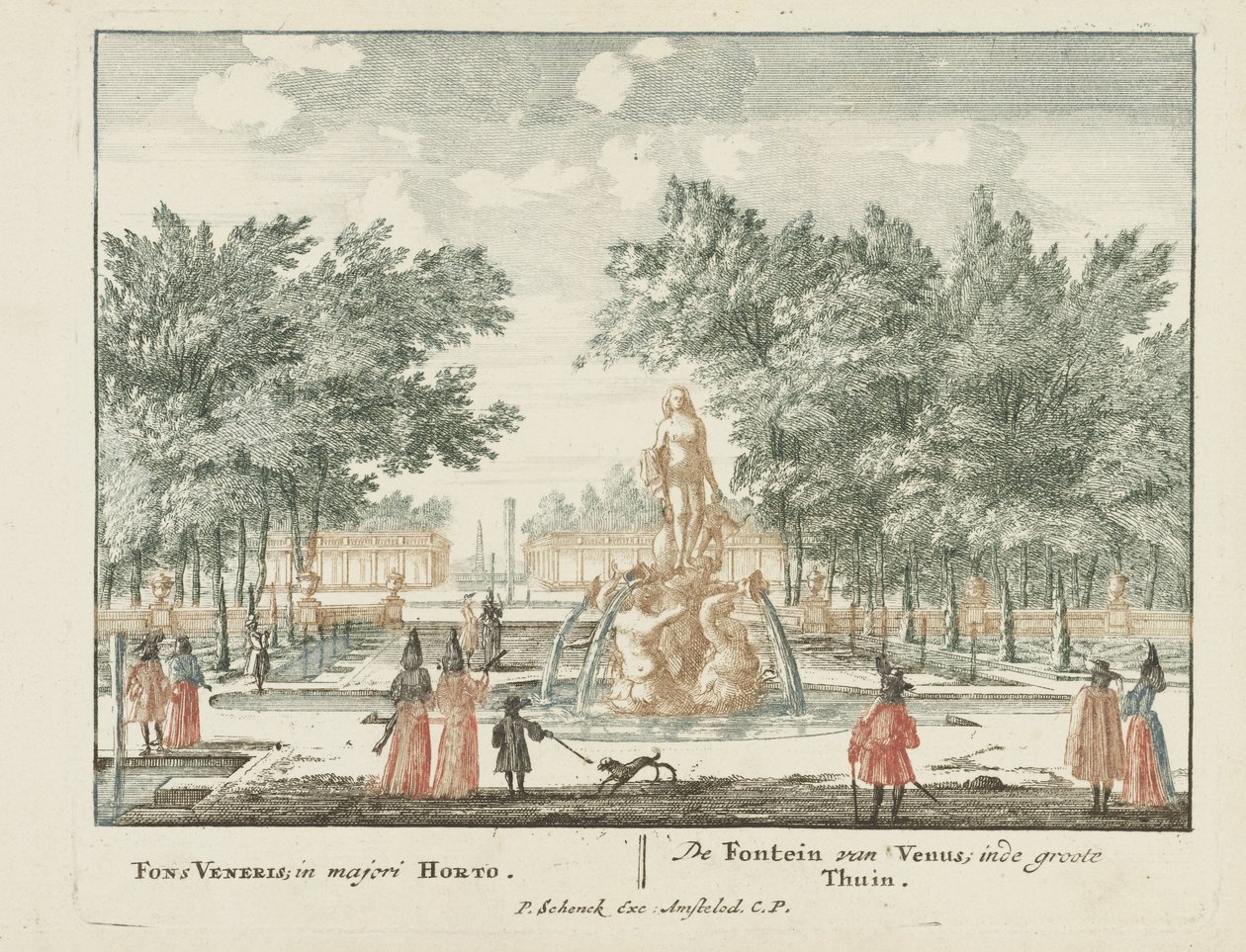 The Venus Fountain in the Great Garden of Palace Het Loo
Selected Views of the Widely Renowned Loo and Other Princely Houses (series title)
Admirandorum Quadruplex Spectaculum (series title) by Jan van Call (I)