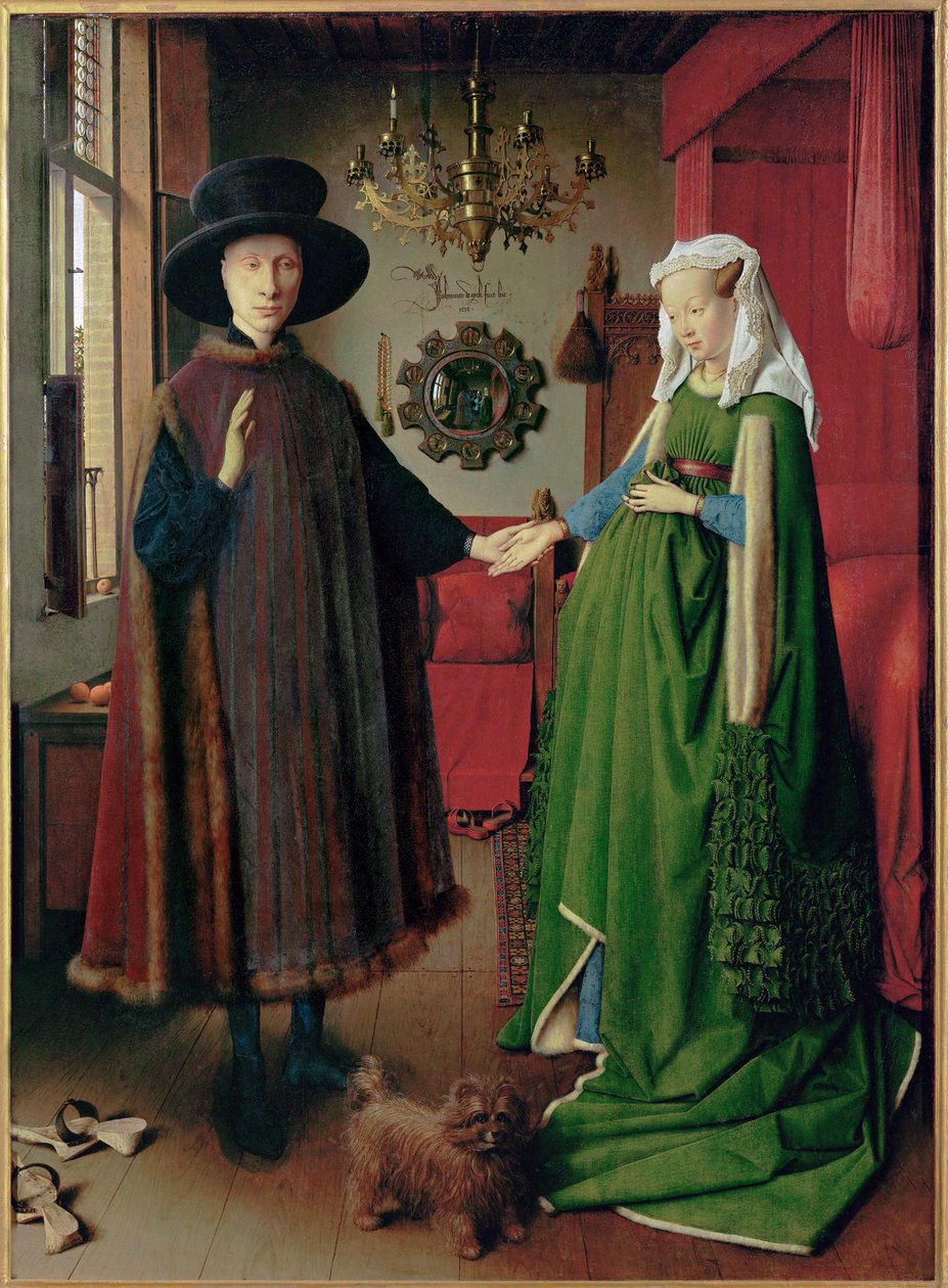Portrait of Giovanni Arnolfini and his Wife by Jan van Eyck