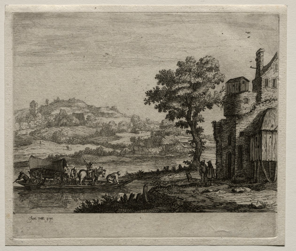 The Ferry Boat by Jan van Goyen