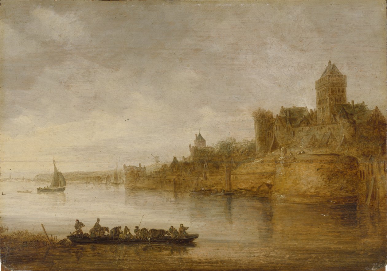 The Medieval Walls of Nijmegen by Jan van Goyen