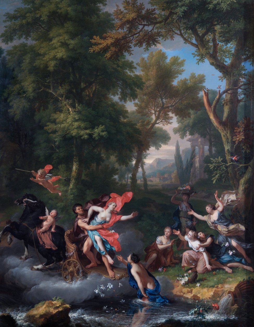 The Rape of Proserpina by Jan van Huysum: Fine art print