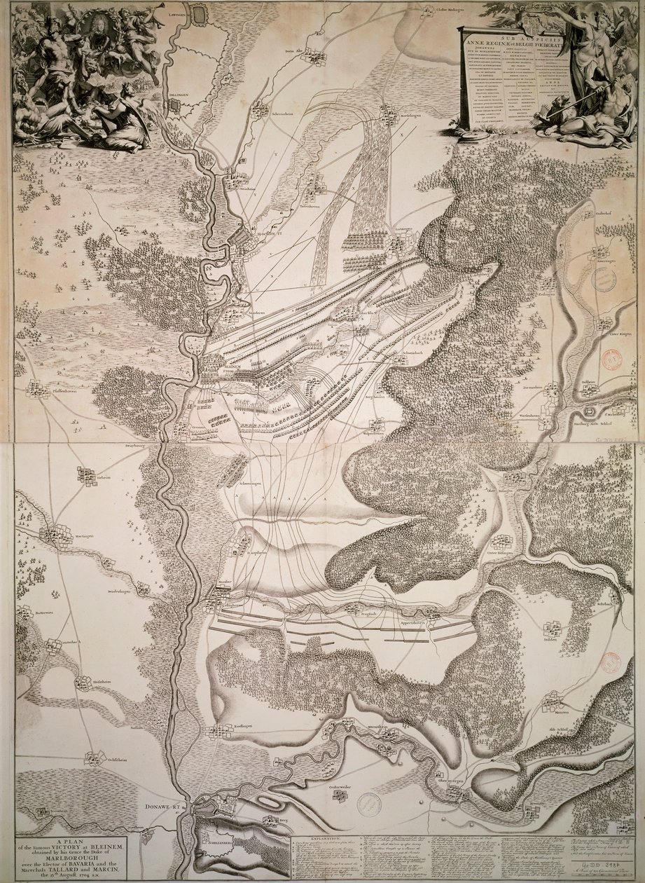 The Battle of Blindheim on August 13 by Jan van Vianen