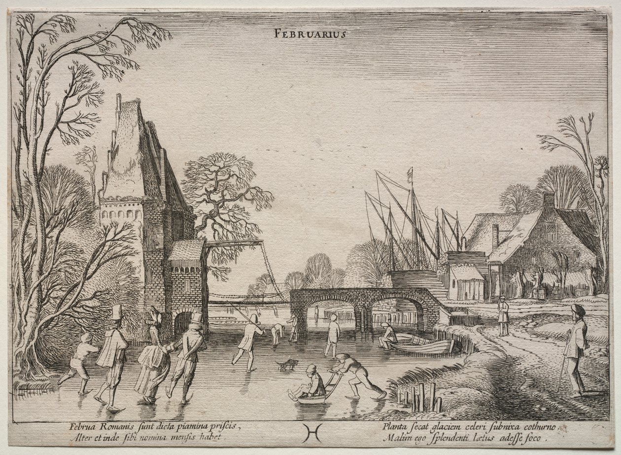 The Twelve Months: February by Jan van de Velde II