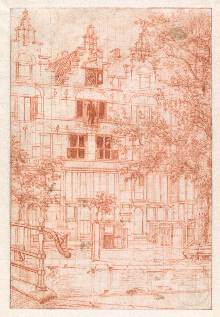 After a Fire on the Herengracht in 1683 by Jan van der Heyden