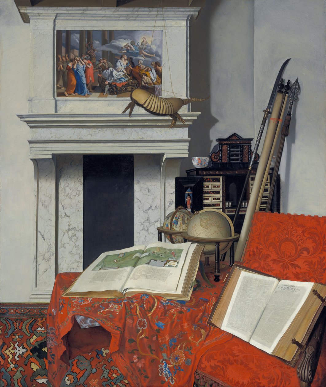 Still Life with Varieties (Corner of a Room) by Jan van der Heyden