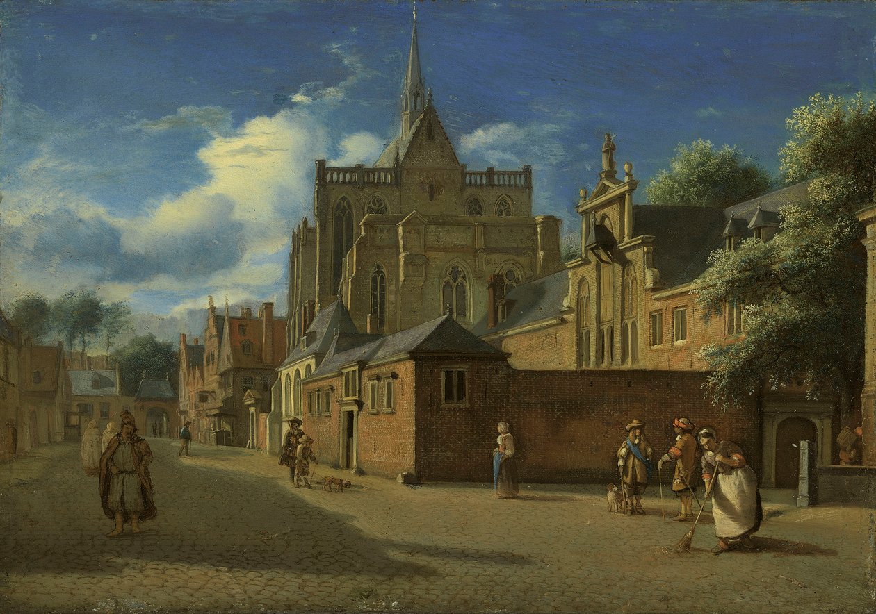 The Dom and Domhof, Cologne by Jan van der Heyden