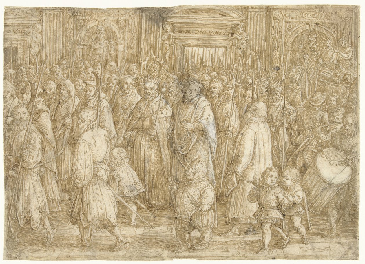 Return of Grand Duke Cosimo I of Tuscany to his Palace by Jan van der Straet