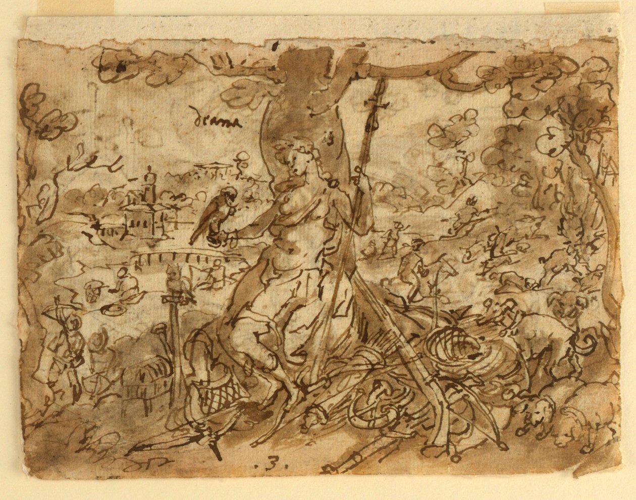 Diana (Venatio) by Jan van der Straet, called Stradanus