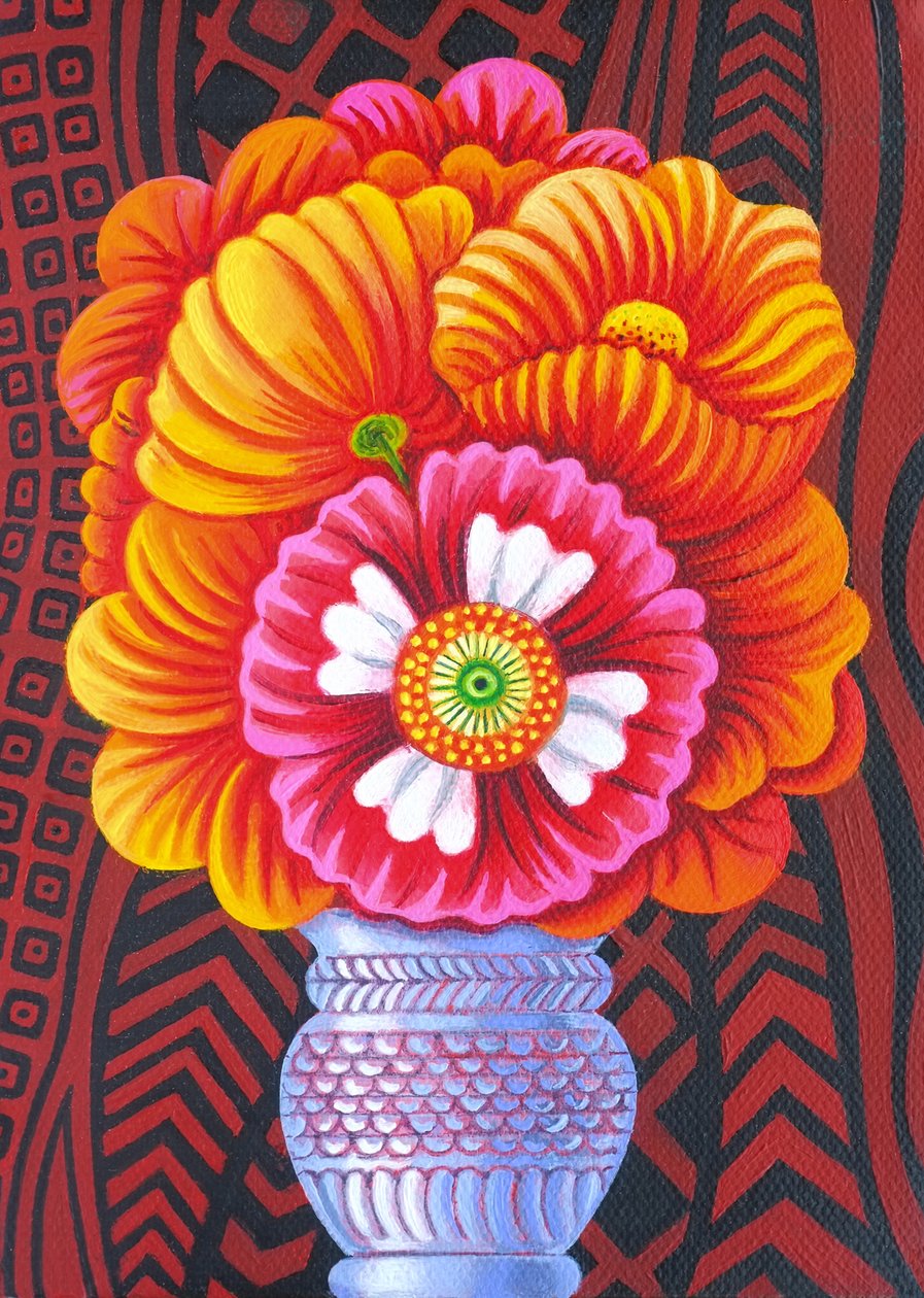 Marigolds, 2014 by Jane Tattersfield