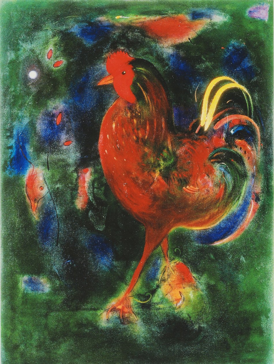 Cockerel by Jane Deakin