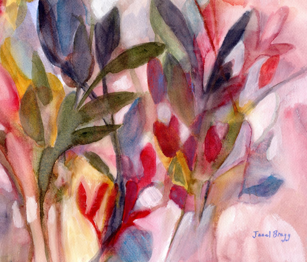 Botanical with Joy for All Seasons, c.2022 by Janel Bragg