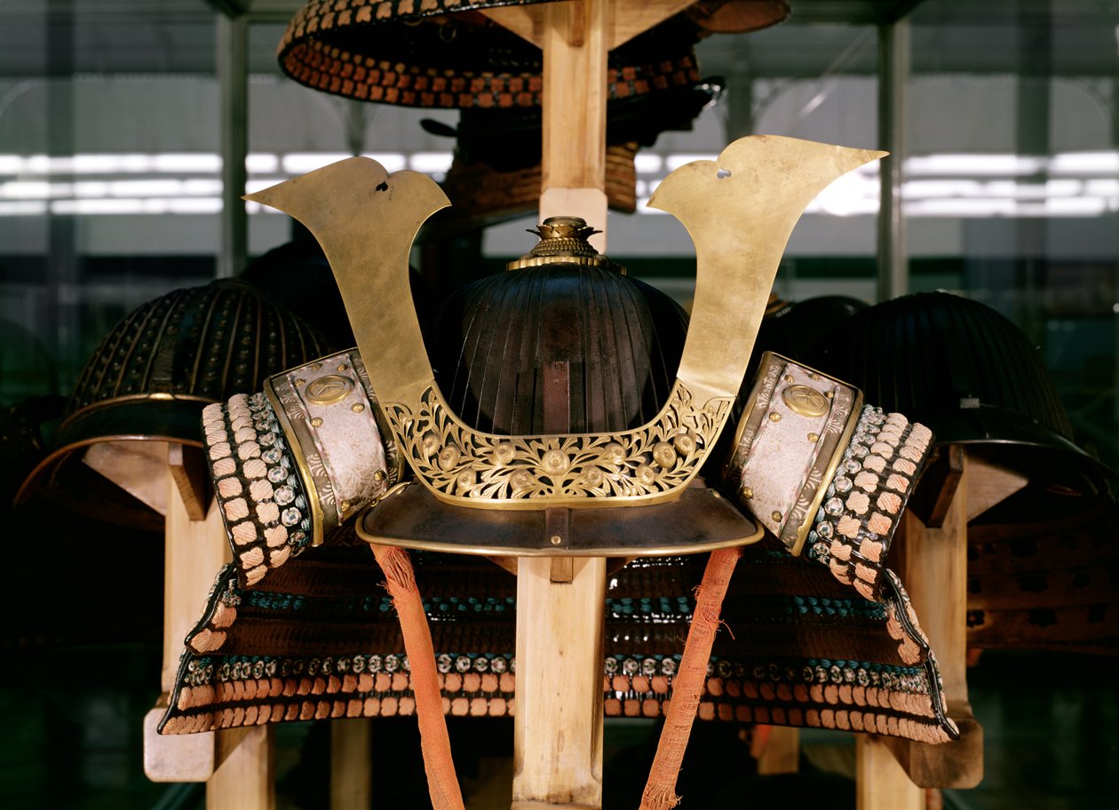 Samurai helmet, mid 14th century by Japanese School