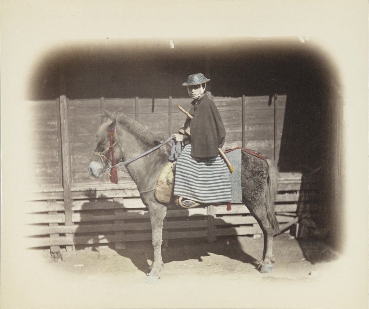 Man on a horse by Japanese Photographer