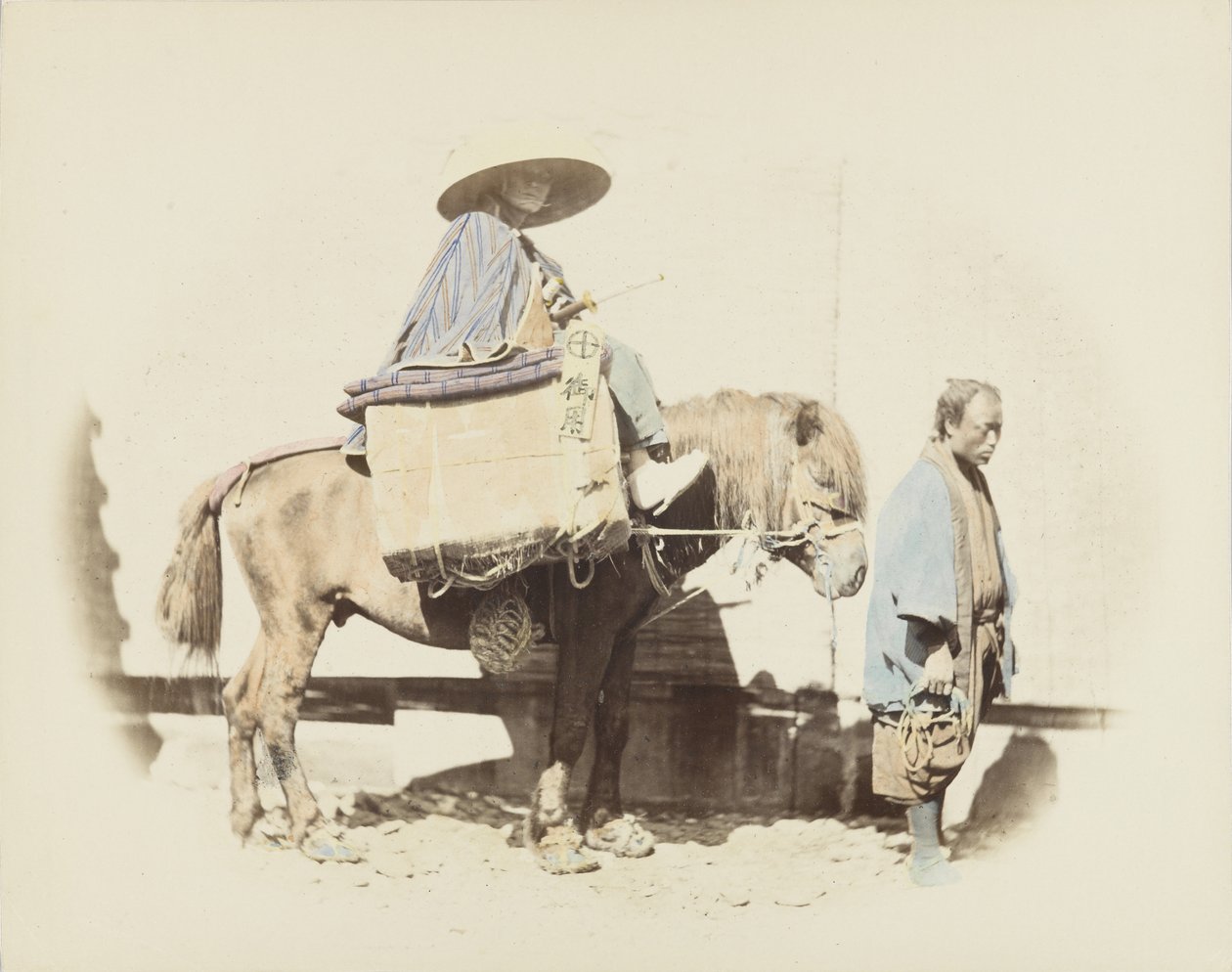 Man on a horse by Japanese Photographer