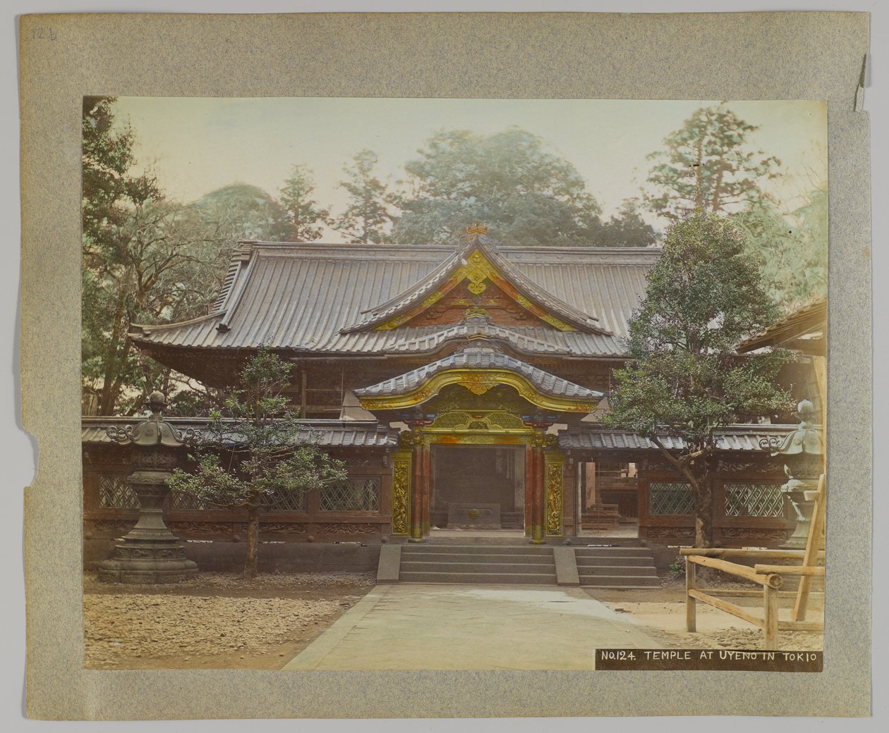 Temple at Uyeno, Tokyo, Japan by Japanese Photographer