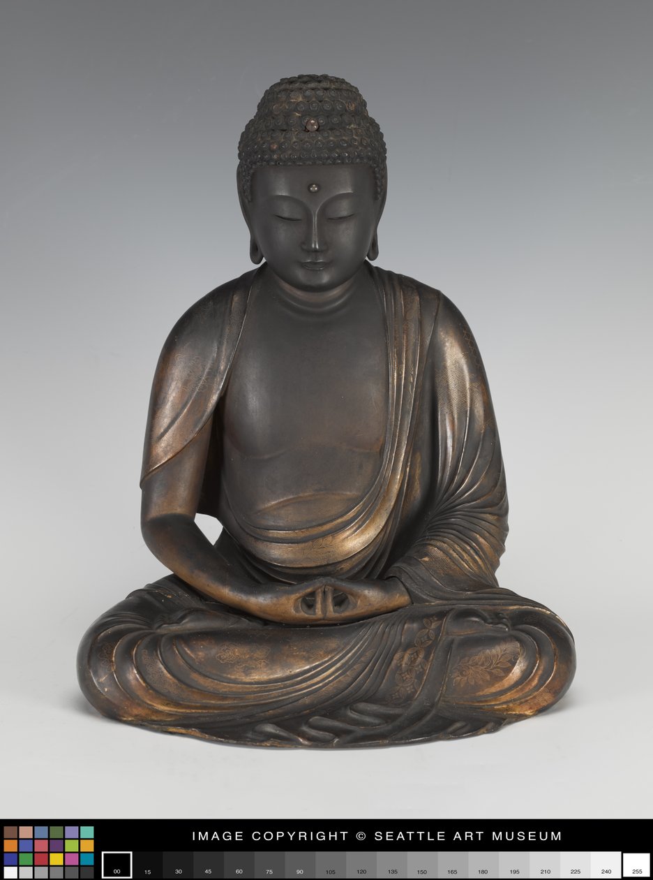 Amida Buddha on a Lotus Pedestal by Japanese School
