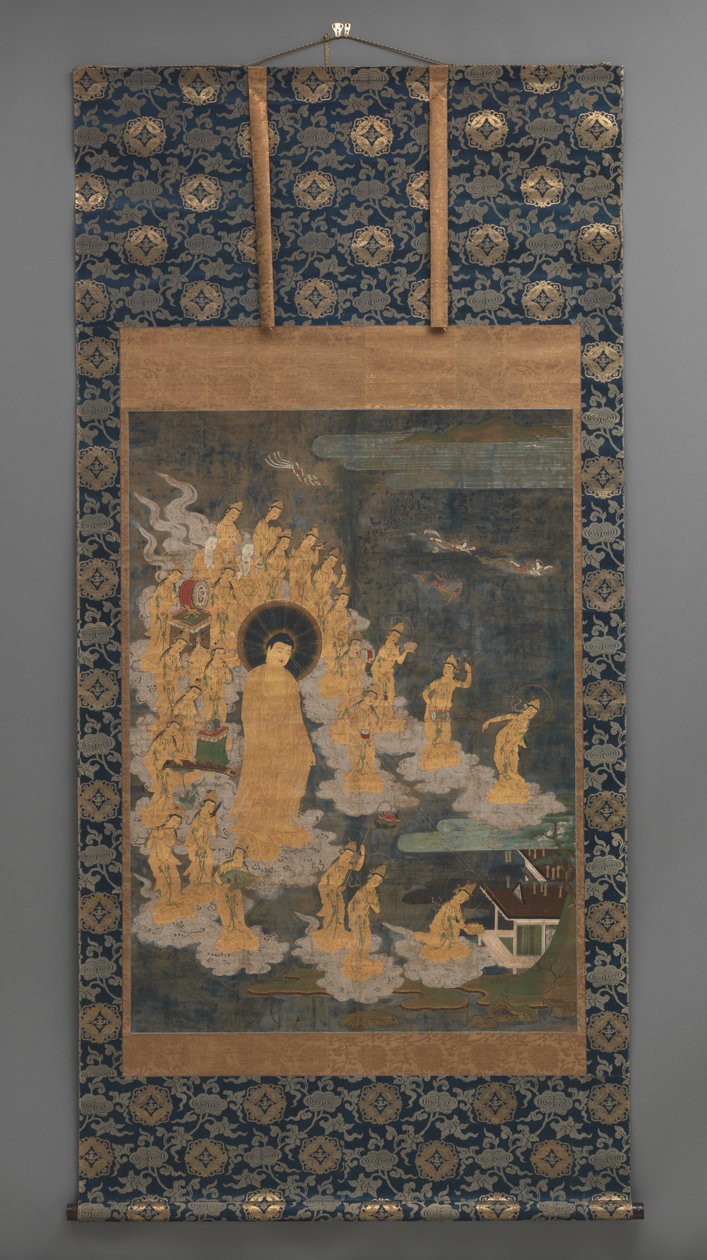 Amida Nijugobosatsu Raigo-zu by Japanese School