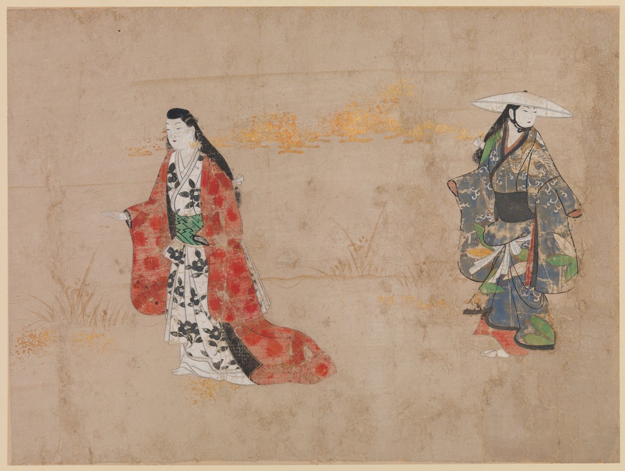 Beauties and Young Gallants by Japanese School