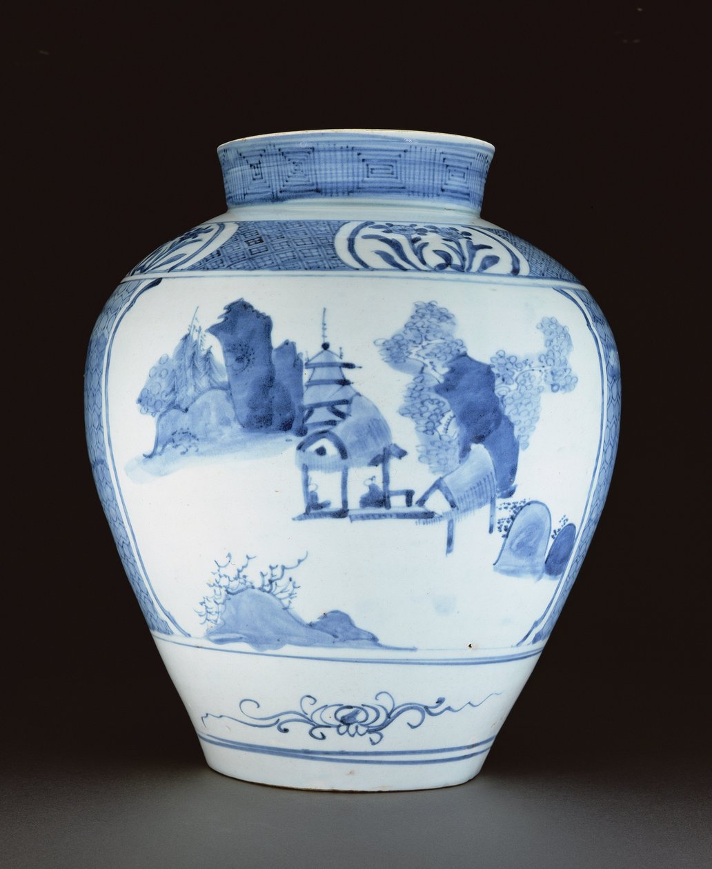 Blue and White Vase by Japanese School