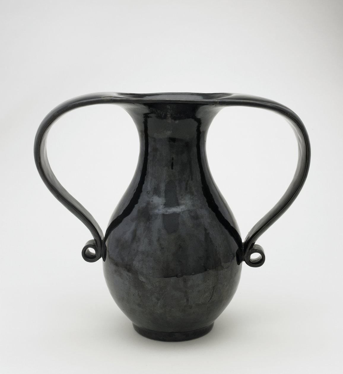 Kyoto or Seto ware vase in 