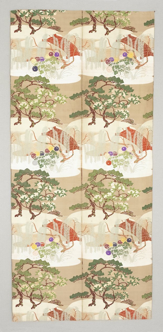 Obi Fragment by Japanese School