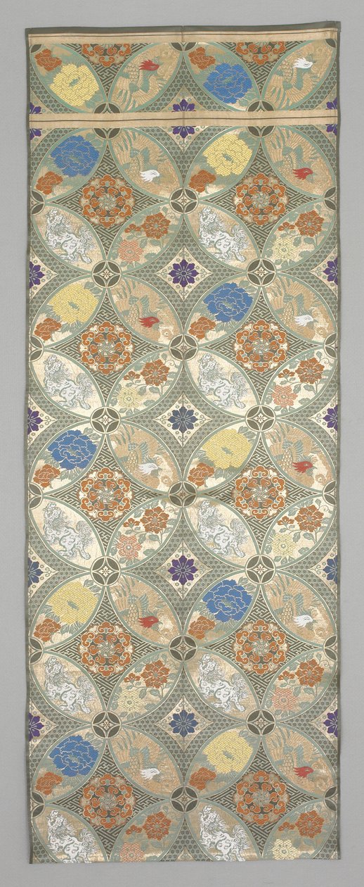 Obi Fragment, late 19th-early 20th Century by Japanese School