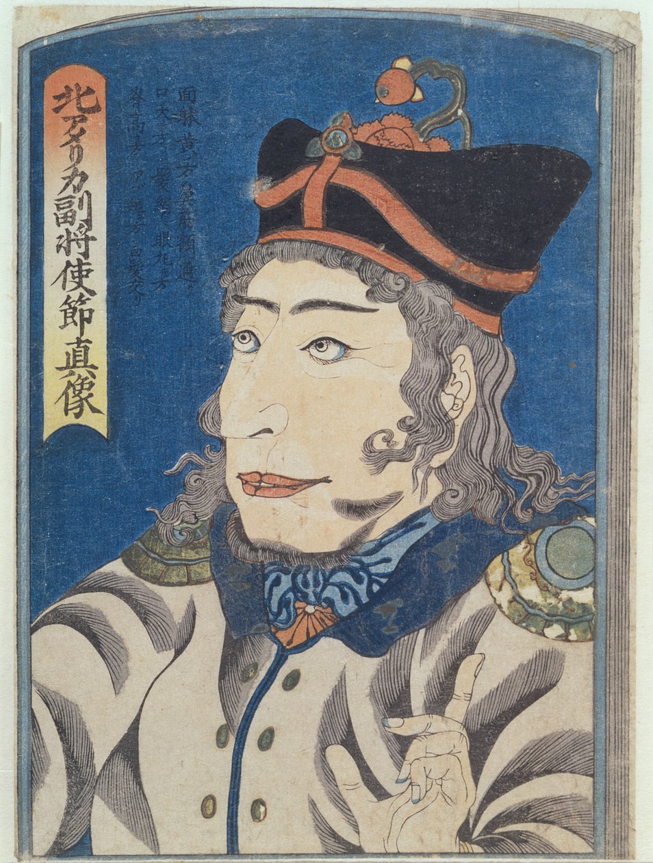The North American Adjutant General Adams, c.1854 by Japanese School
