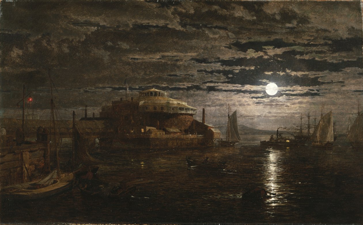 Castle Garden, New York City, 1859 by Jasper Francis Cropsey