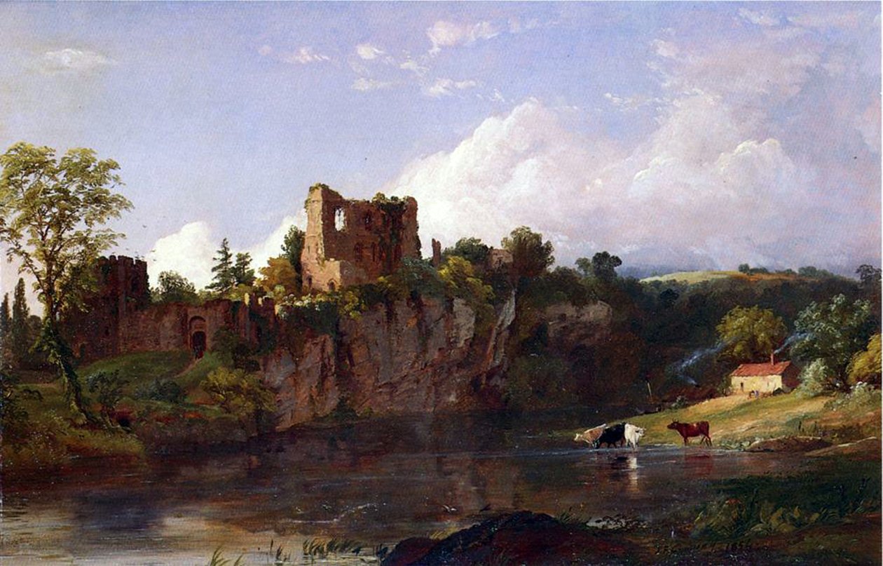 Chepstow Castle, on the Wye by Jasper Francis Cropsey
