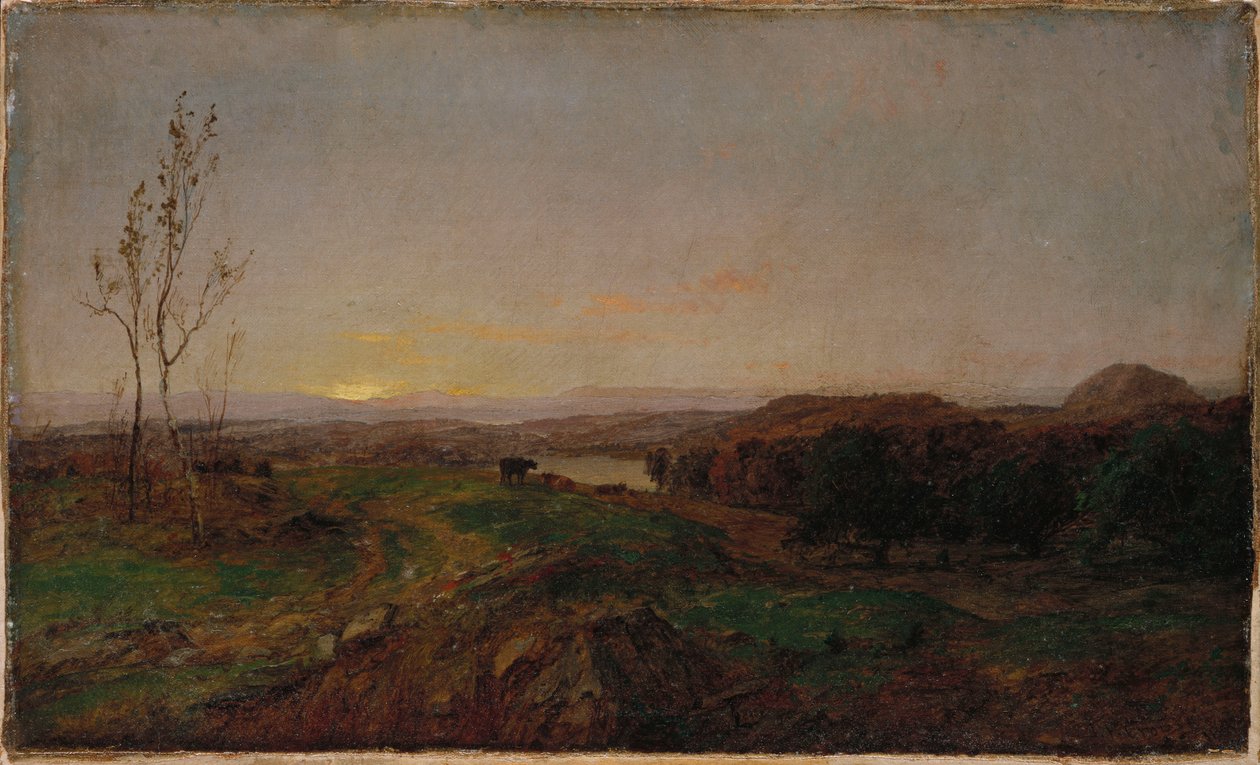 Early Evening Landscape by Jasper Francis Cropsey