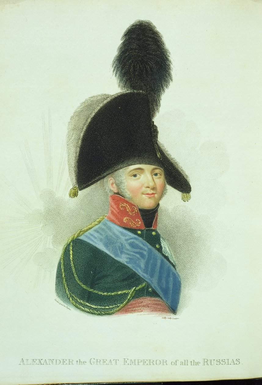 Alexander the Great Emperor of all the Russias by Jean Antoine Pinchon