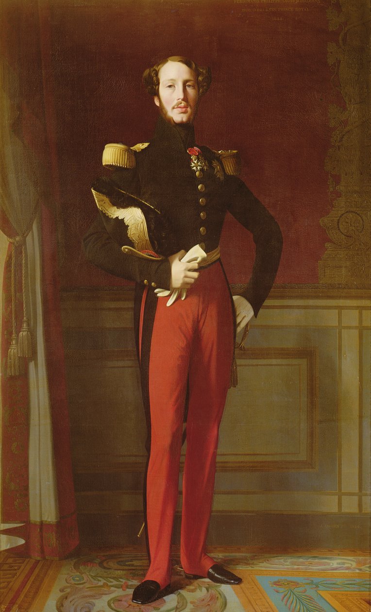 Ferdinand-Philippe, Duke of Orleans at the Palais des Tuileries by Jean Auguste Dominique Ingres