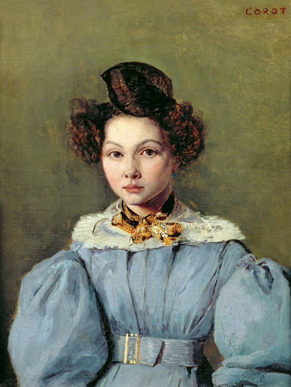 Marie Louise Sennegon by Jean-Baptiste-Camille Corot