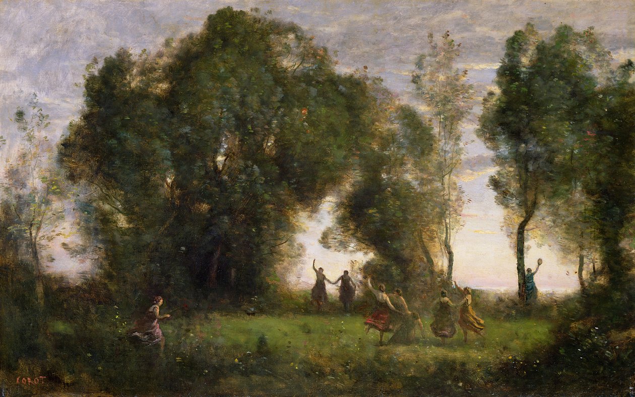 The Dance of the Nymphs by Jean-Baptiste-Camille Corot