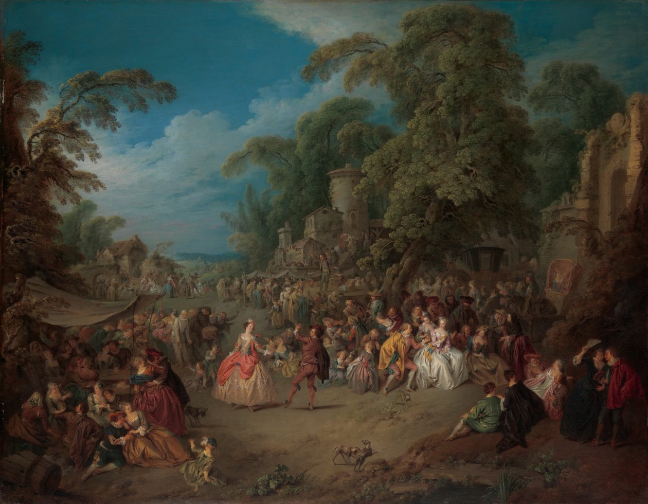 The Fair at Bezons, c.1733 by Jean Baptiste Joseph Pater