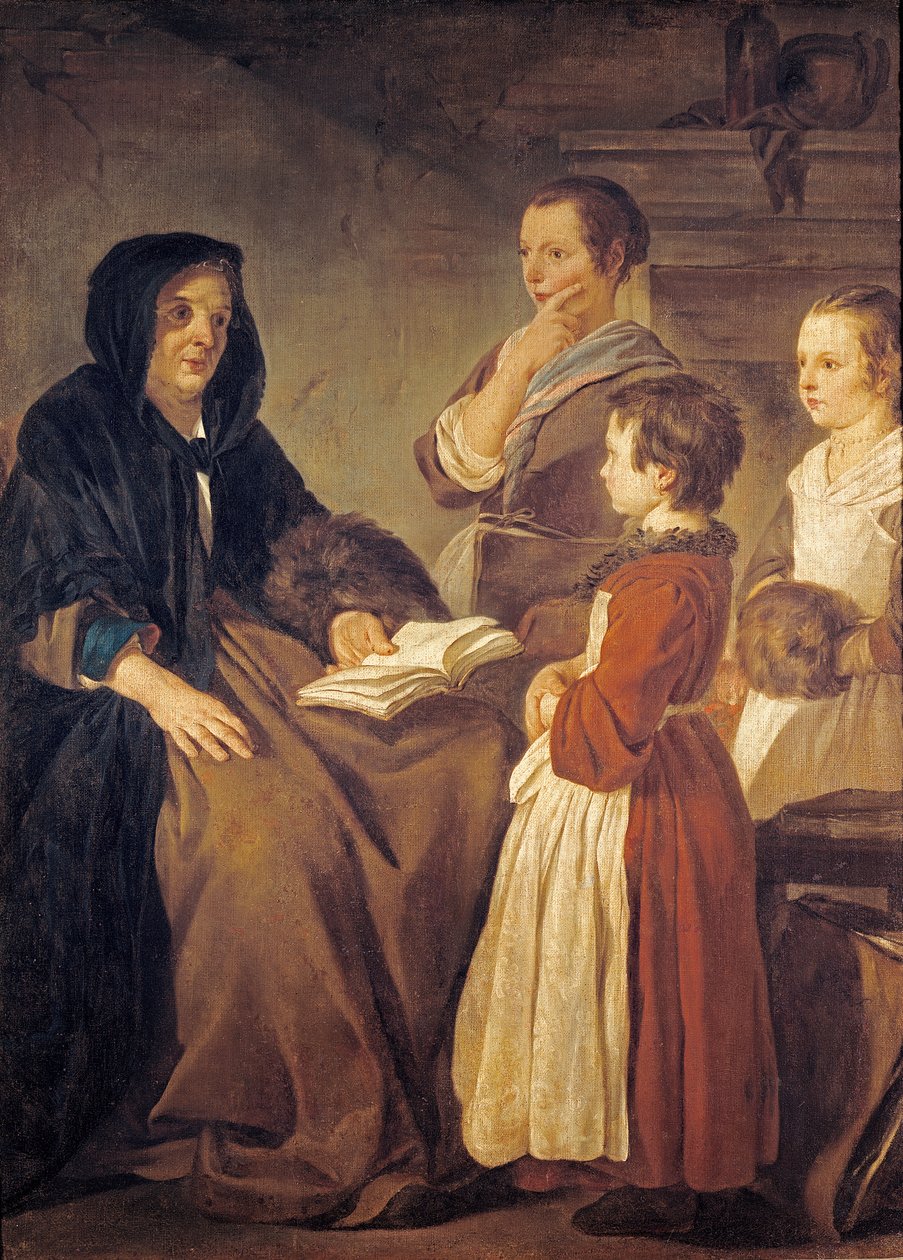The Schoolmistress by Jean Baptiste Marie Pierre