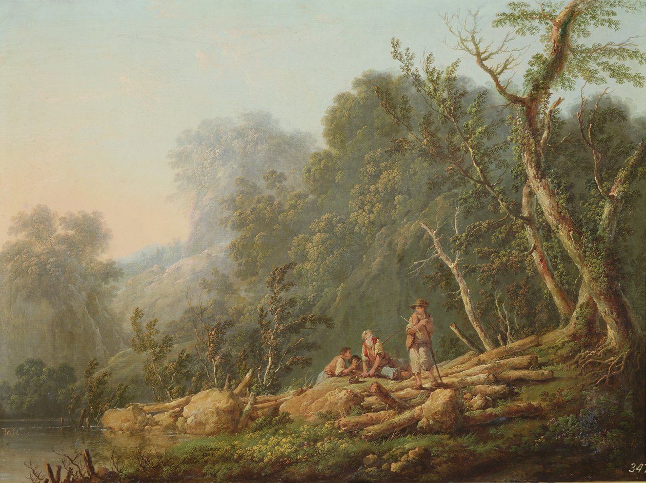 Landscape, 1773 by Jean Baptiste Pillement