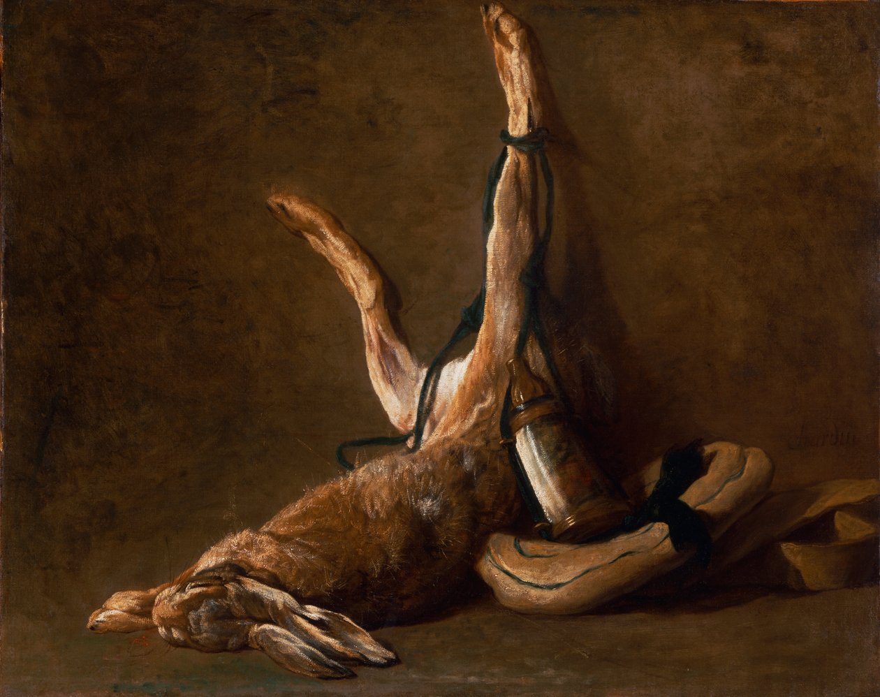 Still Life with a Hare by Jean Baptiste Simeon Chardin