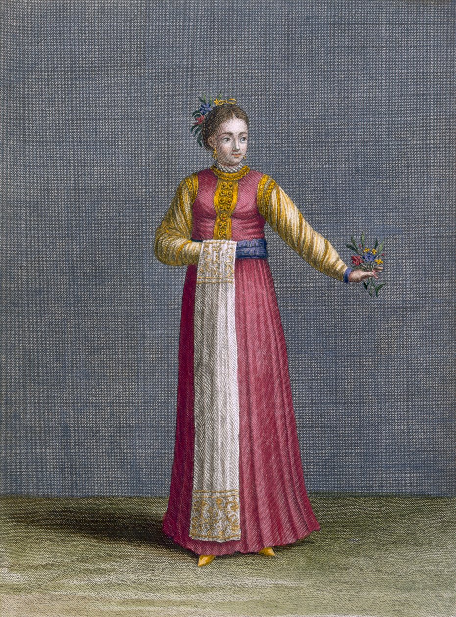 A Young Wallachian Woman, plate 81 from 