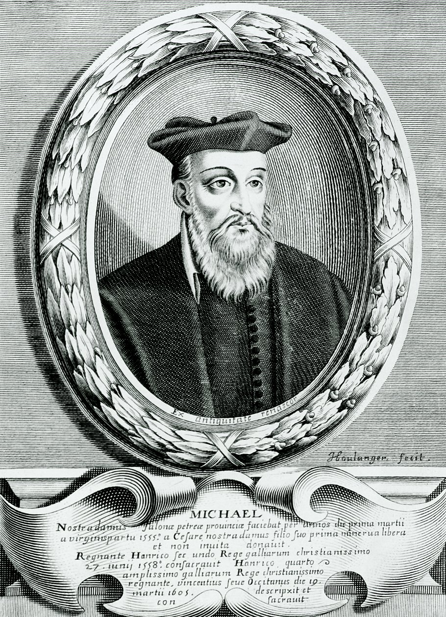 Portrait of Michel de Nostredame (Nostradamus) (1503-66) by Jean Boulanger