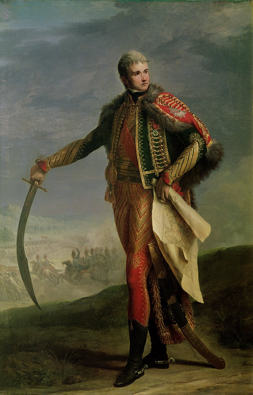 Portrait of Jean Lannes (1769-1809) Duke of Montebello by Jean Charles Nicaise Perrin