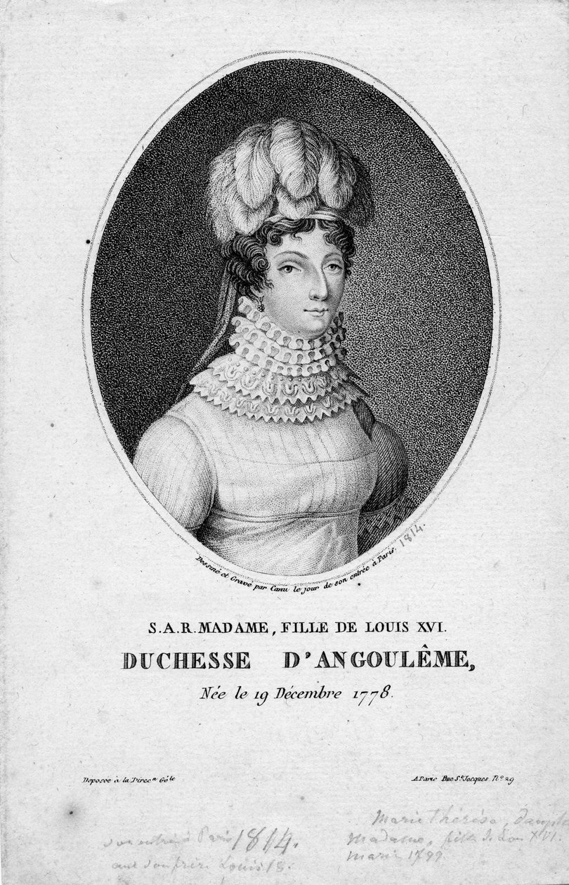 Engraved Portrait by Jean Dominique Étienne Canu