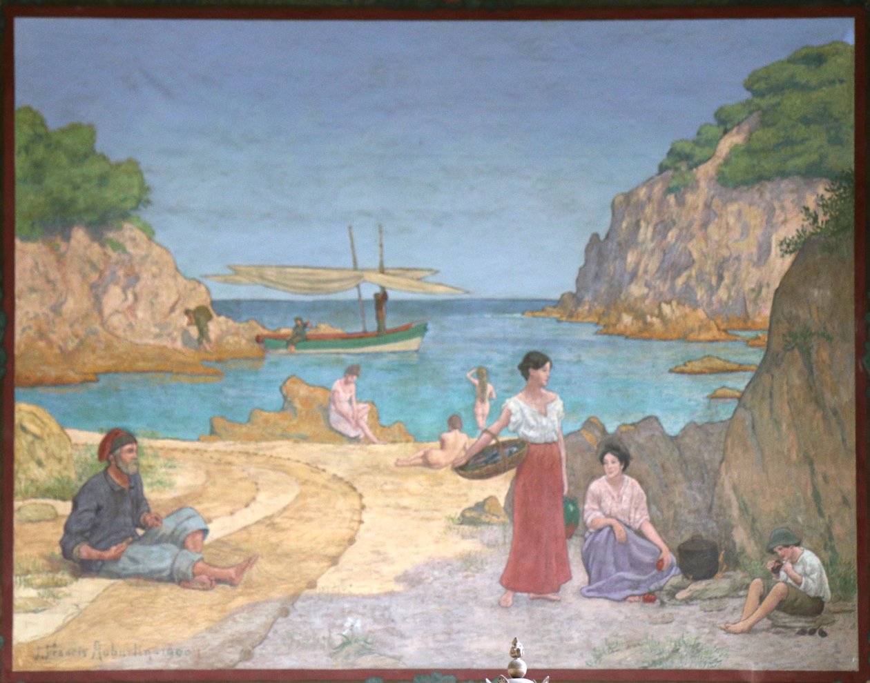 The Cove by Jean Francis Auburtin