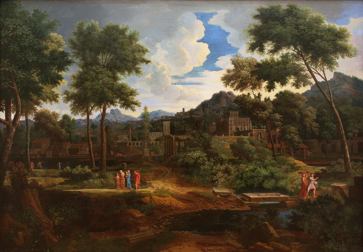 Classical Landscape by Jean-Francois Millet