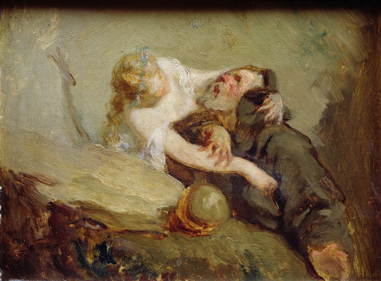 The Temptation of St. Anthony by Jean-Francois Millet