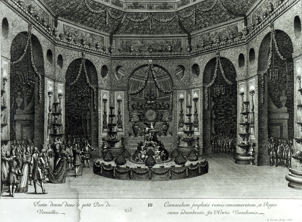 Feast Given in the Little Grounds in Versailles, 1678 by Jean Lepautre