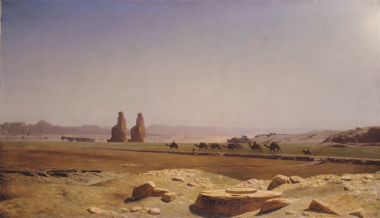 The Plain of Thebes in Upper Egypt, 1857 by Jean Leon Gerome