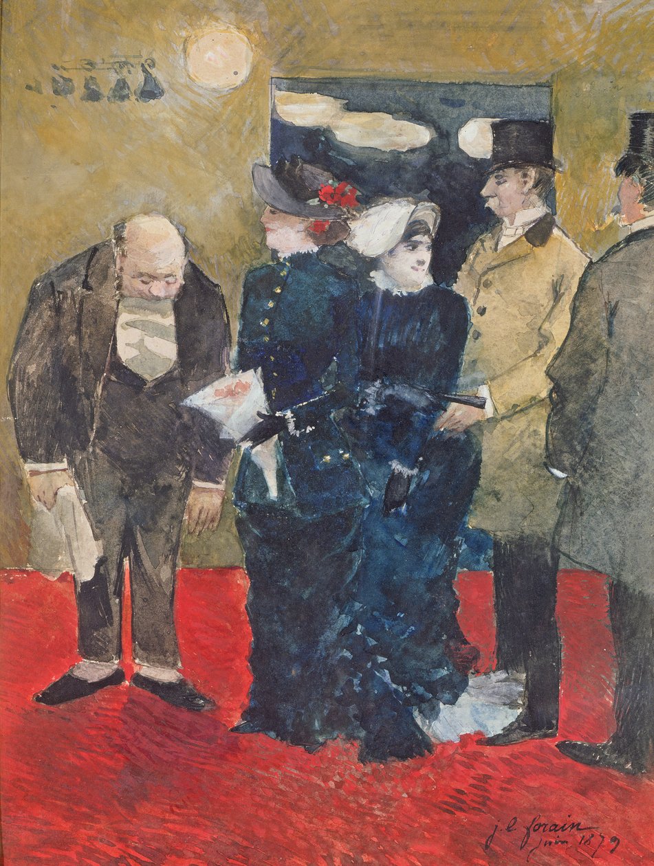 Entering the Restaurant by Jean-Louis Forain