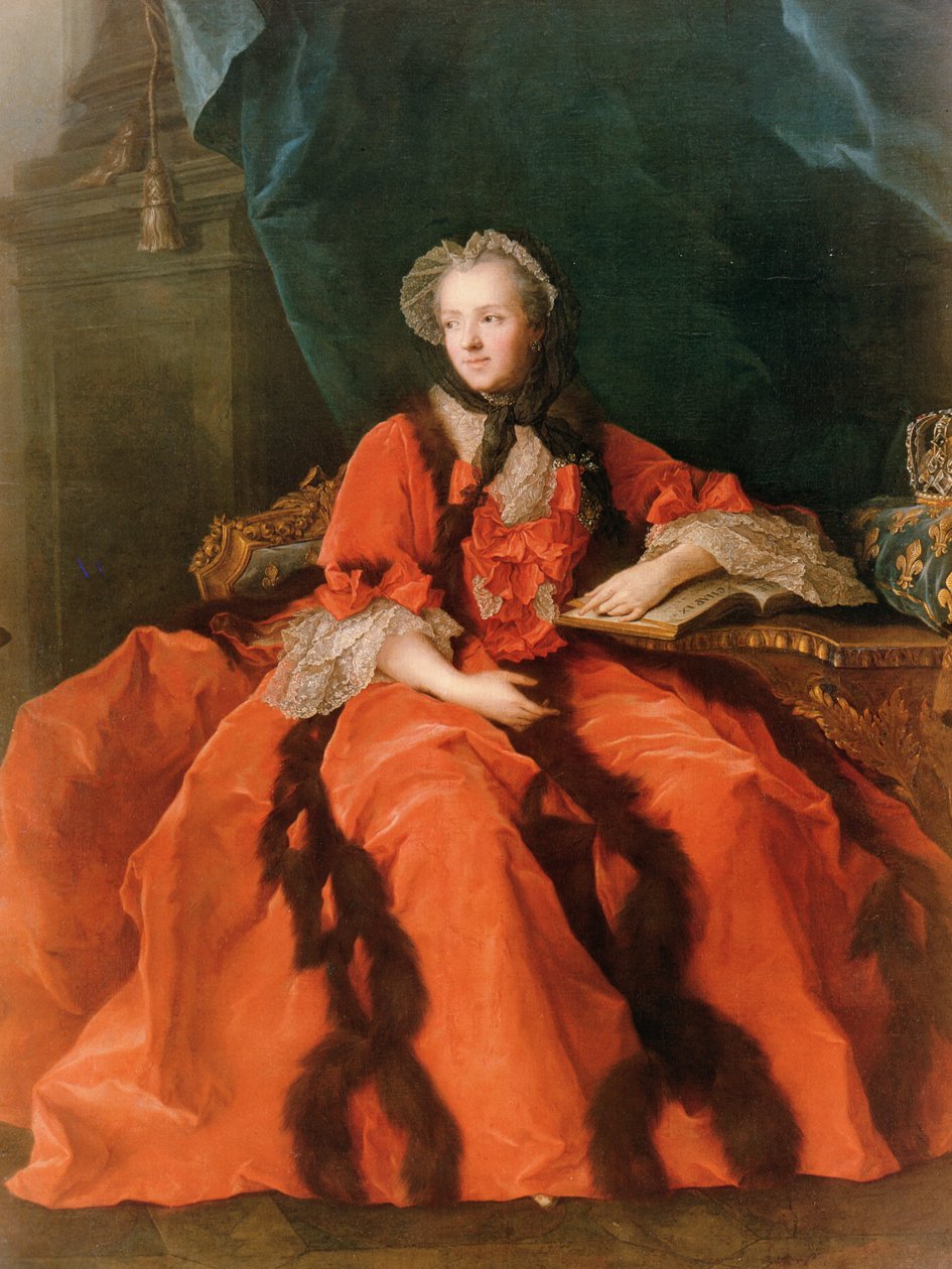 Portrait of Maria Leszczynska by Jean Marc Nattier